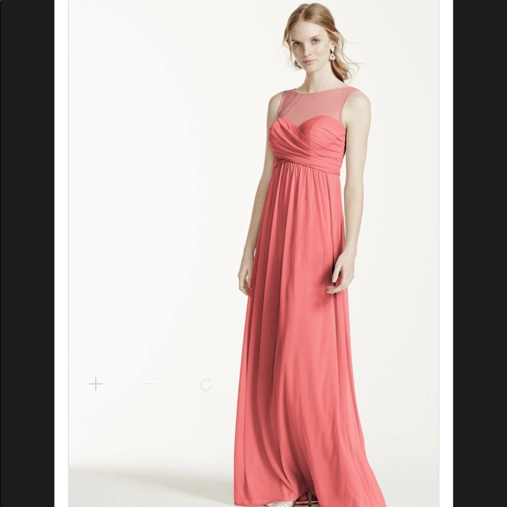 David’s bridal bridesmaid dress